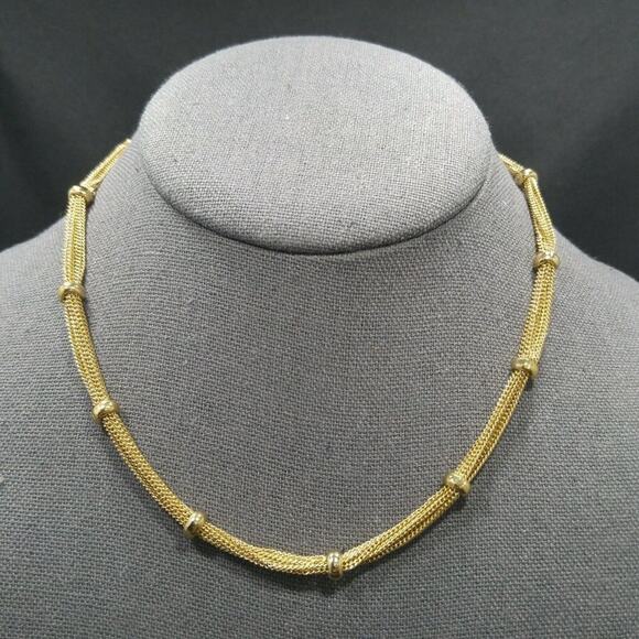 Anne Klein Multi Chain Gold Tone Beaded Necklace, 19 Inches - Picture 4 of 12